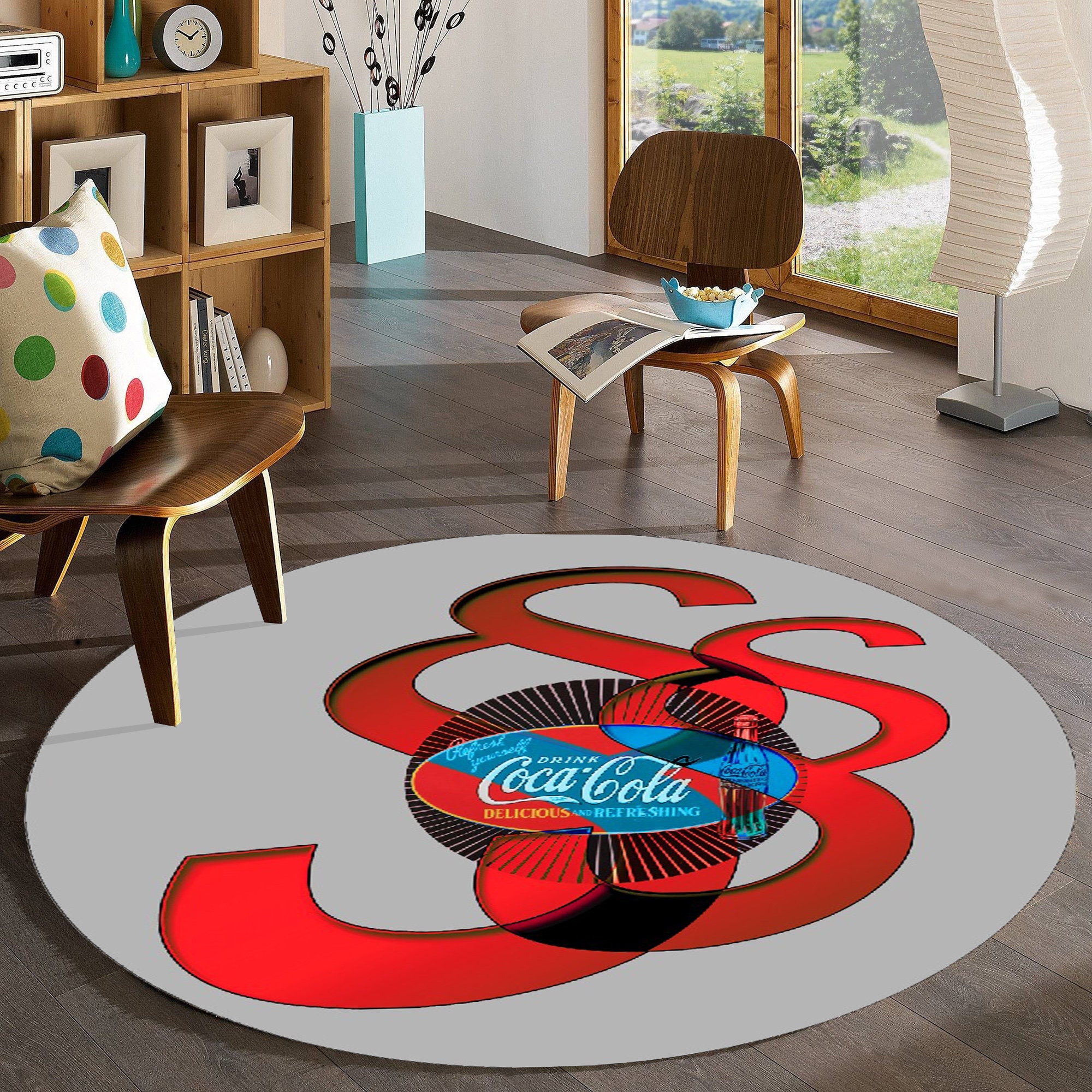 Coca Cola Rug, Coca Cola Carpet, Round Rug, Home Decor, Carpet, Rugs ...