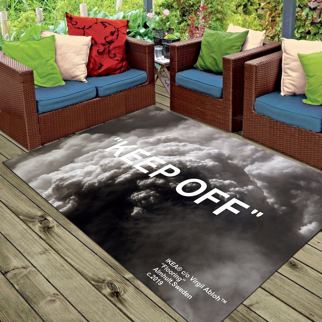 Ruggable Rugs, Ethnic Rug, off White, Keep Off,keep off Rug, Rugs for