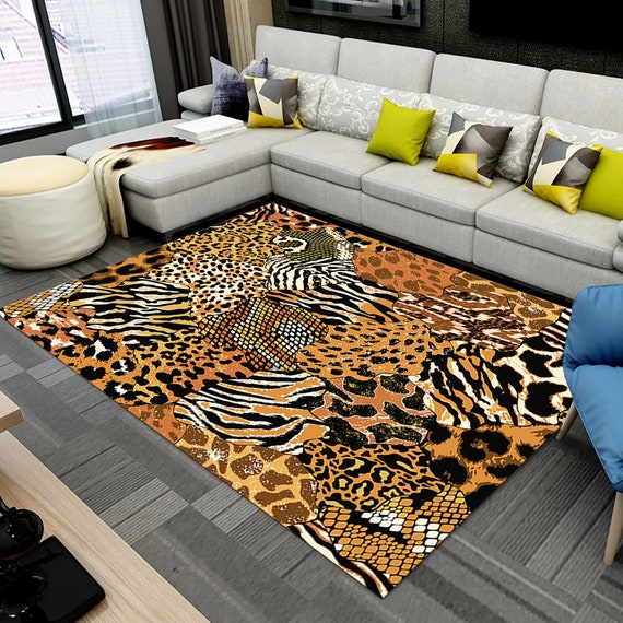 Leopard carpet discount