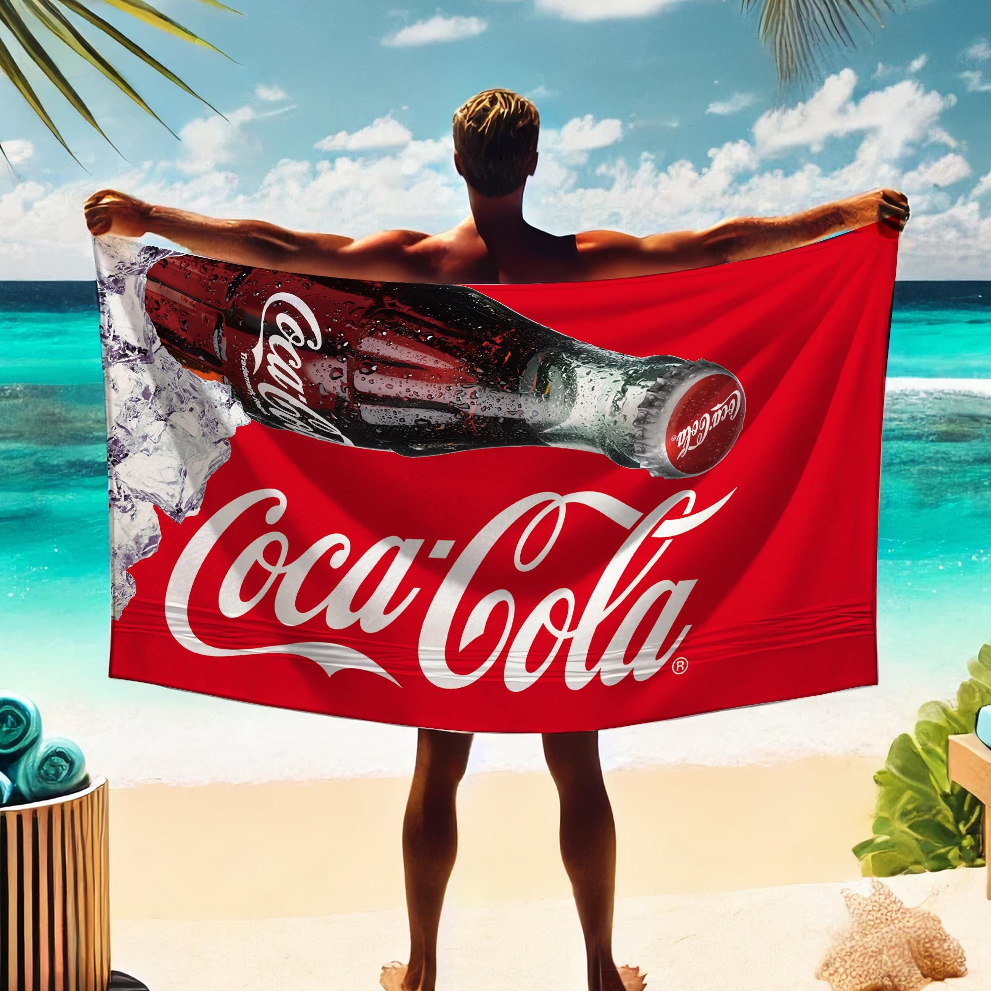 Coca Cola Beach Towels - Etsy