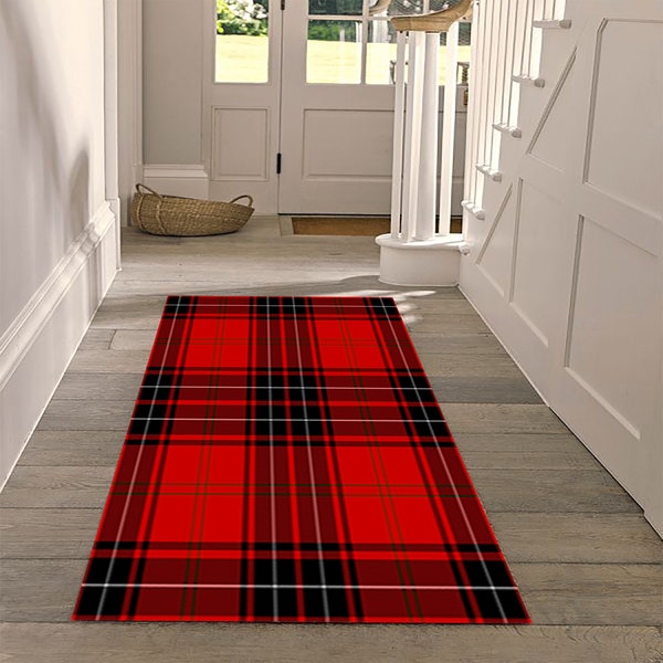 Scottish Design Runner Rug, Red Runner Rug, Rug for Hallway, Housewarming Runner Rug, Home Decor, Runner Carpet, Rugarts, Rugs for bedroom,