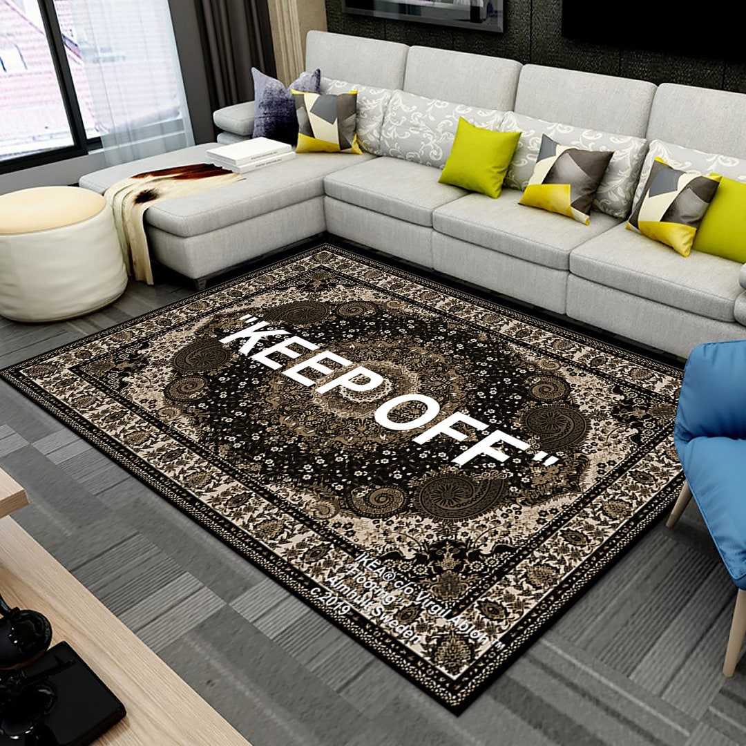 Ever Keep Rug Keep off Rug,ethnic Rug,white Keep Off,decorative Home Decor,rugs for ...