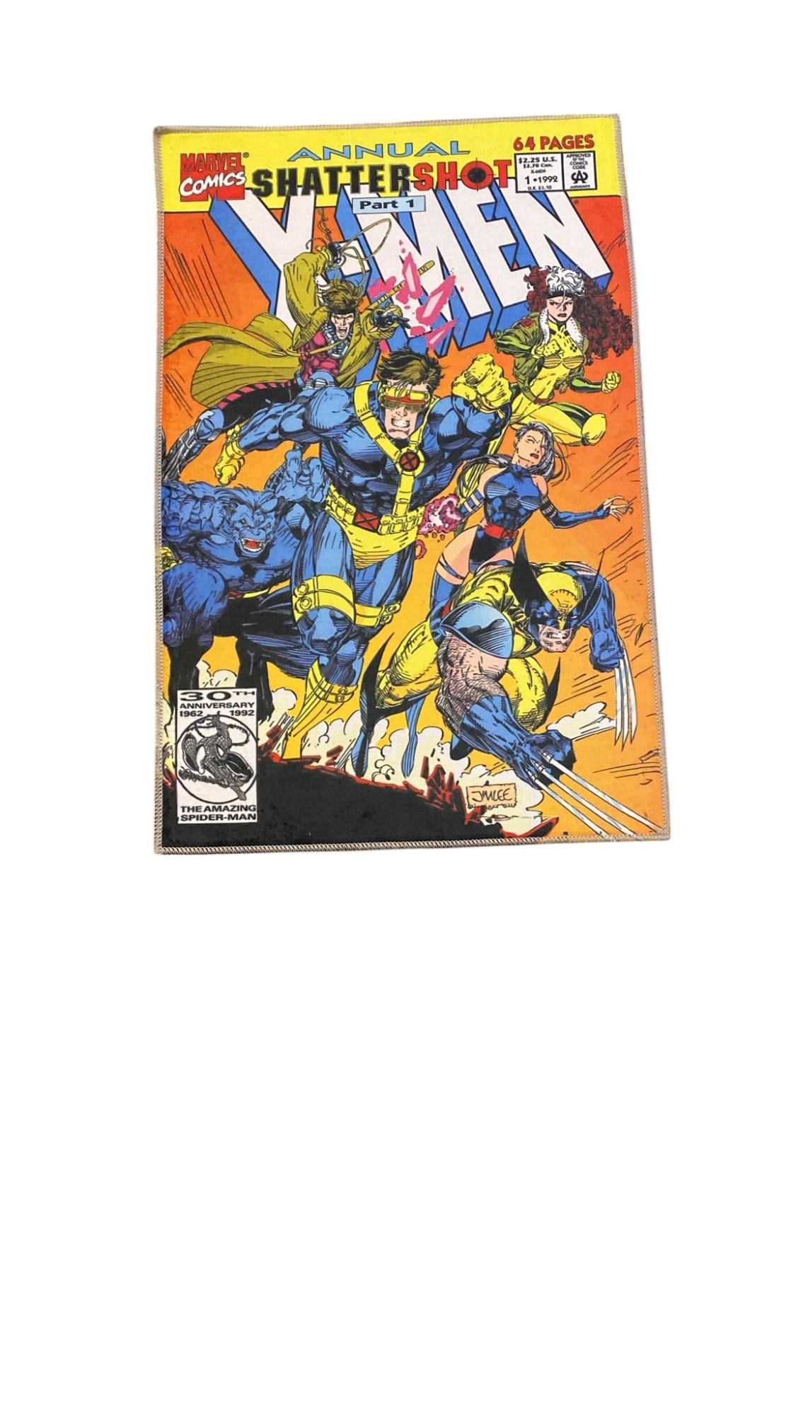 X-MENコミックブックラグ：レトロなアベンジャーズ風の男の子の部屋の