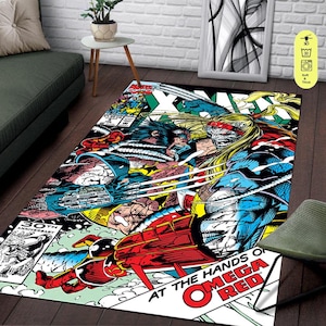 X-Men, Magazin Comic Covers Teppich, X-Men Teppich, Legende, Cartoon Teppich, Avengers Teppich, Kinderteppich, Legendenteppich, Comic-Bücher, rutschfester Teppich