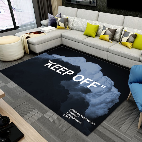 Dense Cloud Rug, Keep Off Rug,Rugs For Living Room, custom rug runners, custom area rug, personalized welcome rug, Rugarts, Rugs for bedroom