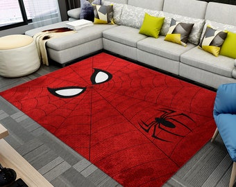 Spiderman Rug, Avengers Movie Decor, Boys Room Rug, Avengers Kids Room Mat, Superhero Carpet, Kids Room Decor, Nursery Rug, Boys Bedroom Rug