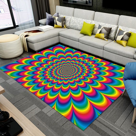 Rainbow carpet discount