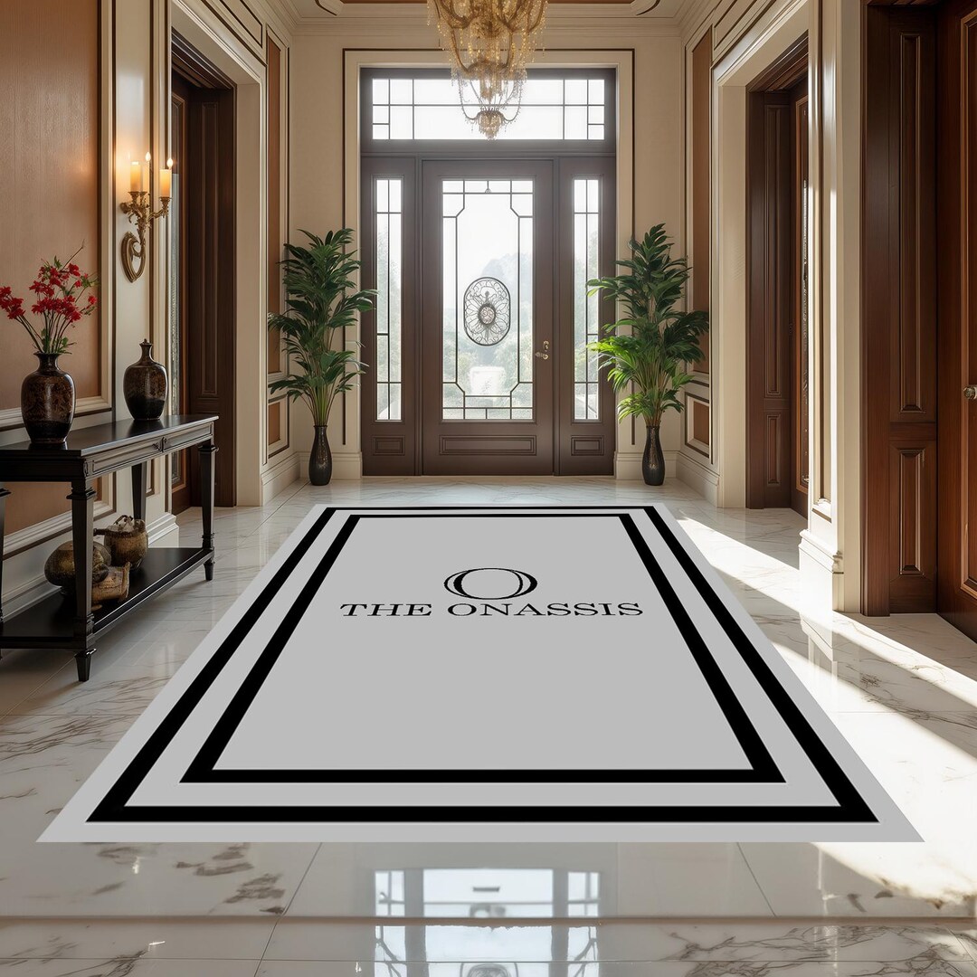 Personalized Entryway Rug: Family Name Welcome Mat, Non-slip,entrance ...