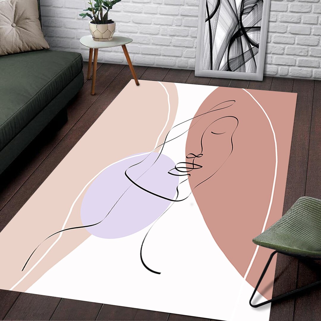 Aesthetic Rug, Modern Rug, Bohemian Style, Colorful Rug,rugs for Living ...