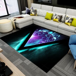 Victory Design Rug, Abstract Rug, Colorful Rug, Home Decor, Carpet, Rugs For Living Room, Rug Runner, Rug arts, Rugs for bedroom