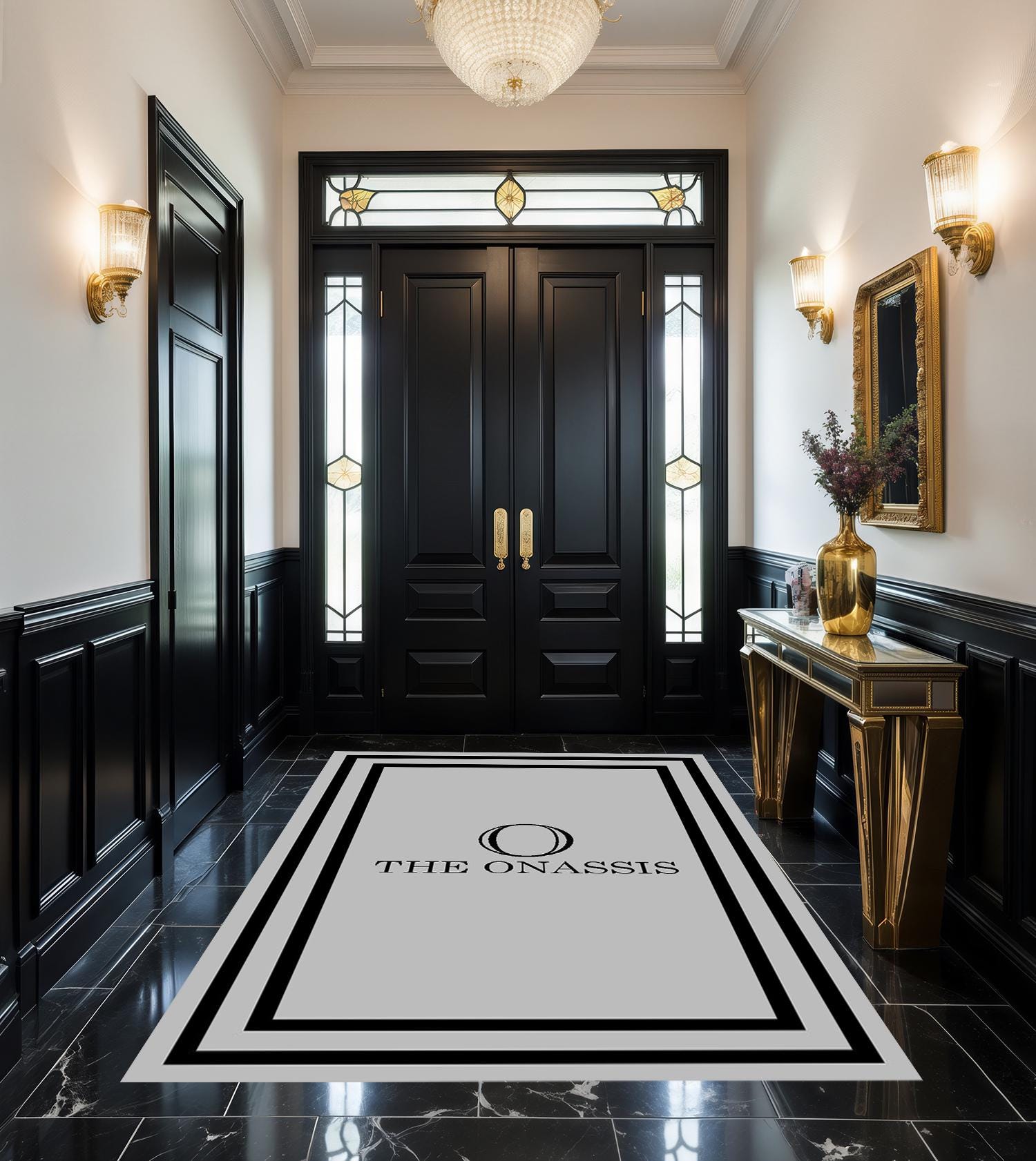 Personalized Entryway Rug: Family Name Welcome Mat, Non-slip,entrance ...
