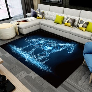 Horse Pattern Rug, Horse Rug, Animal Rug, Colorful Rug, Home Decor, Carpet, Rugs For Living Room, Rug Runner, Rug arts, Rugs for bedroom