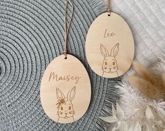 Personalised Easter tag