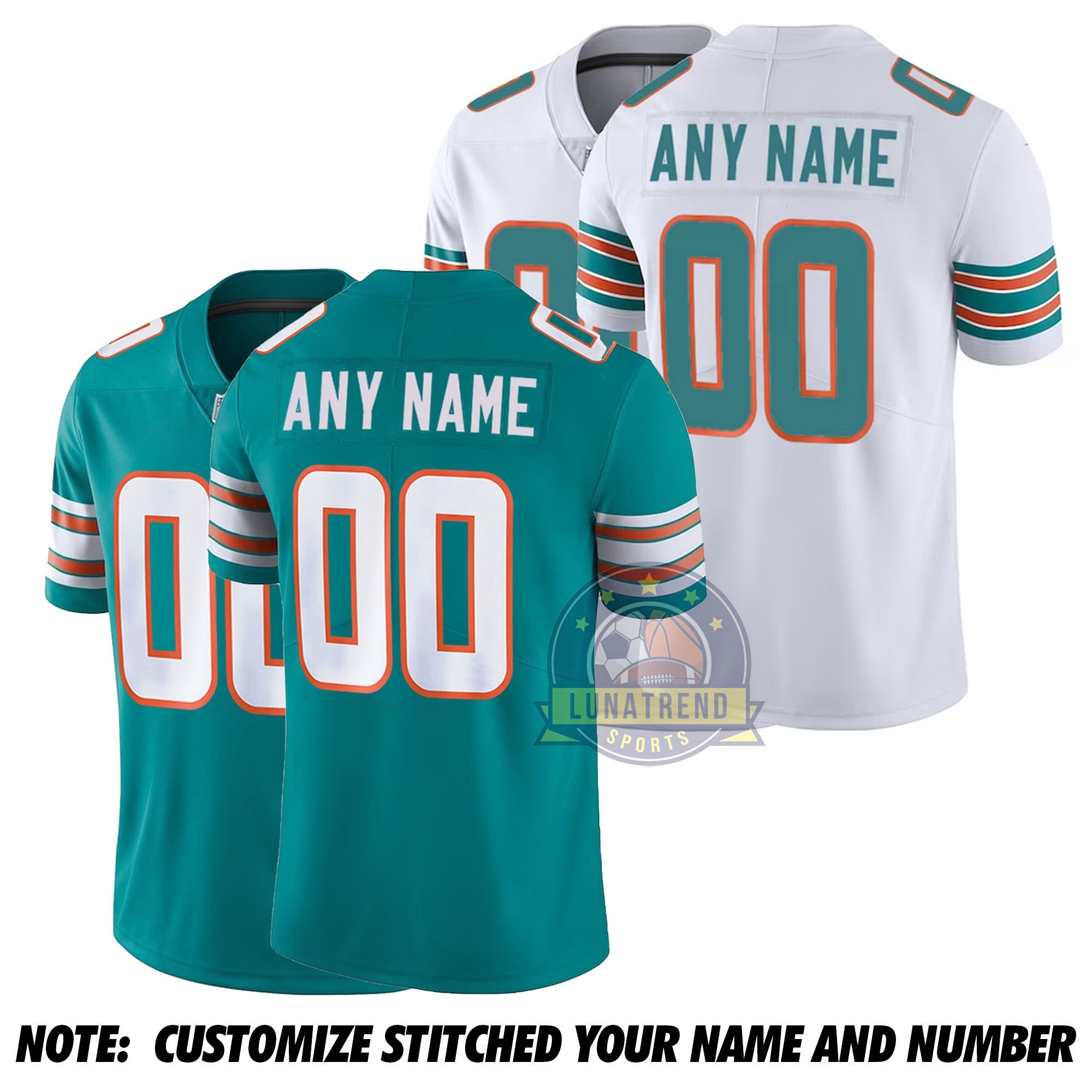 Custom Miami Dolphins Jersey White - Ingenious Gifts Your Whole Family
