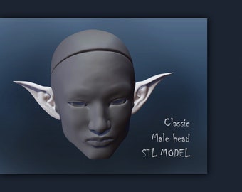 3D STL elf ears Doll classic BJD