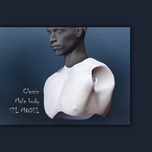 3D STL male body Doll classic BJD