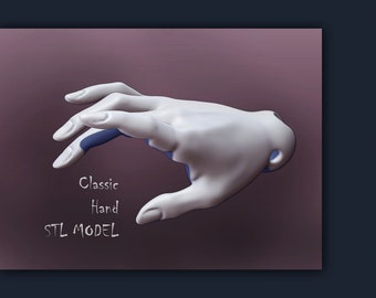 3D STL hands female Doll classic BJD