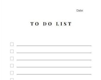 やることリスト - 印刷可能