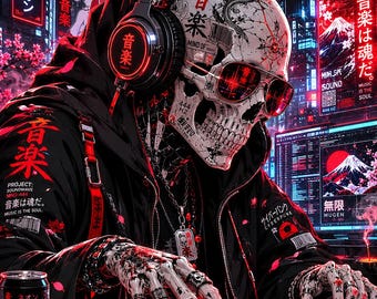 Skull DJ Animation