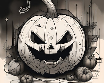 ハロウィンのカラバサスのディブホス