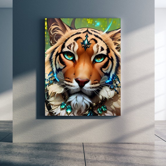 Emerald of Bengal - Realistic painting of a bengal Tiger