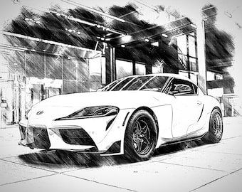 自動車の塗り絵（印刷可能）