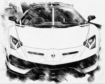 自動車の塗り絵