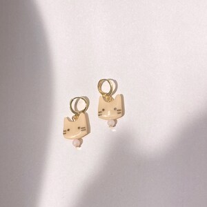 Orange Tabby Cat Cute Earring | Polymer Clay Earrings