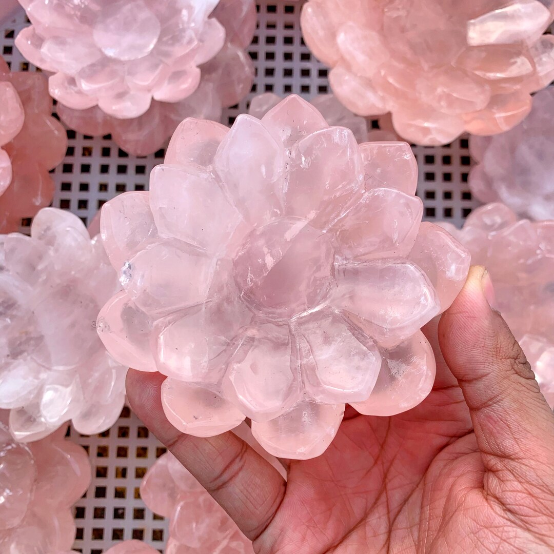 Quartz Crystal Lotus Flower