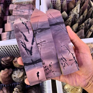 Purple Picture Jasper: Oriental Vampire Night Decor (13cm+), Halloween gift