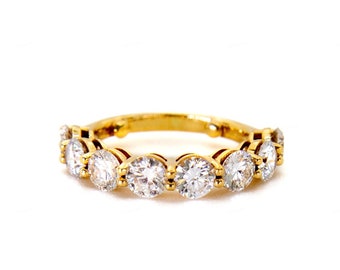 Eternity Diamond Ring | Engagement Ring | Moissanite Engagement Ring |  Wedding Ring|Anniversary Ring |Moissanite Wedding Ring Eternity Ring