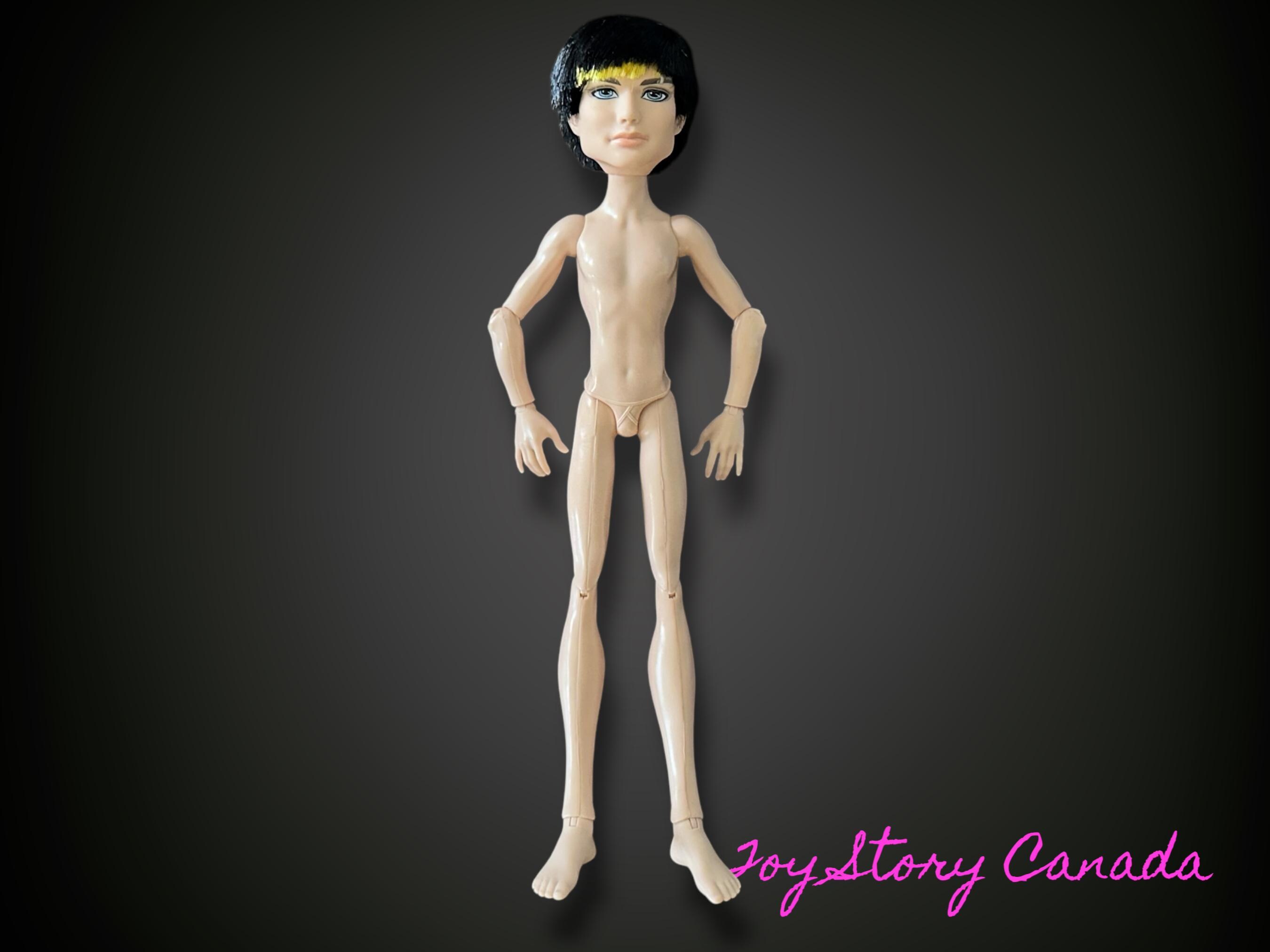 Jackson Jekyll ~ Signature 1st Wave, Between Classes ~ Nude Full Body Replacement, Black Elastics