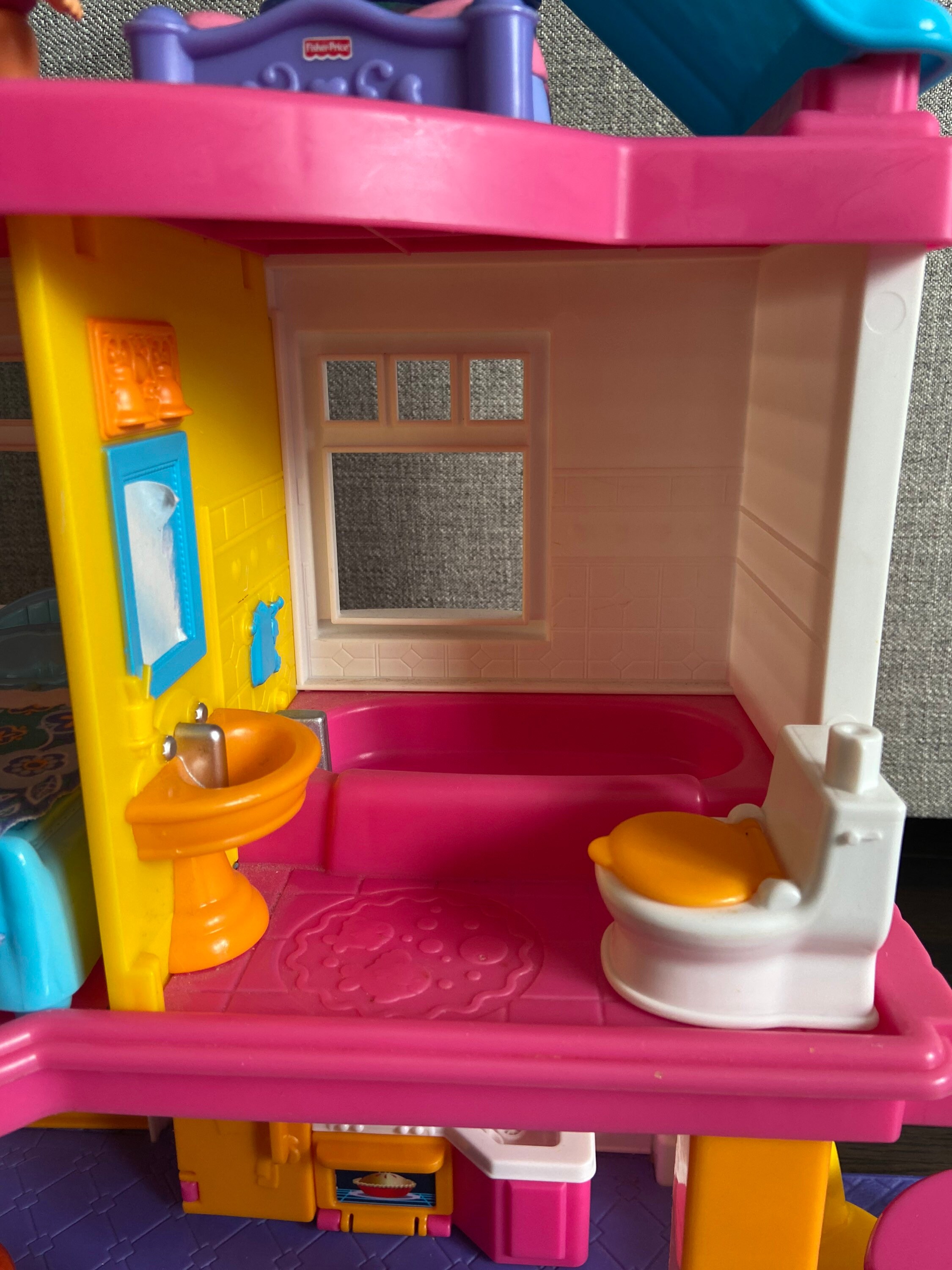 Droop kapsel på Fisher Price My First Dollhouse Loaded With Accessories - Etsy