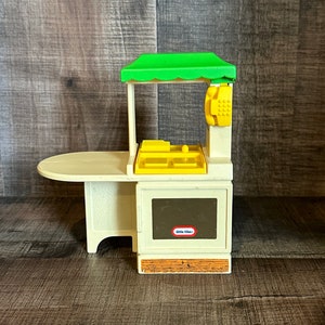 Little Tikes Dollhouse ~ Replacement Yellow Green Kitchen Center