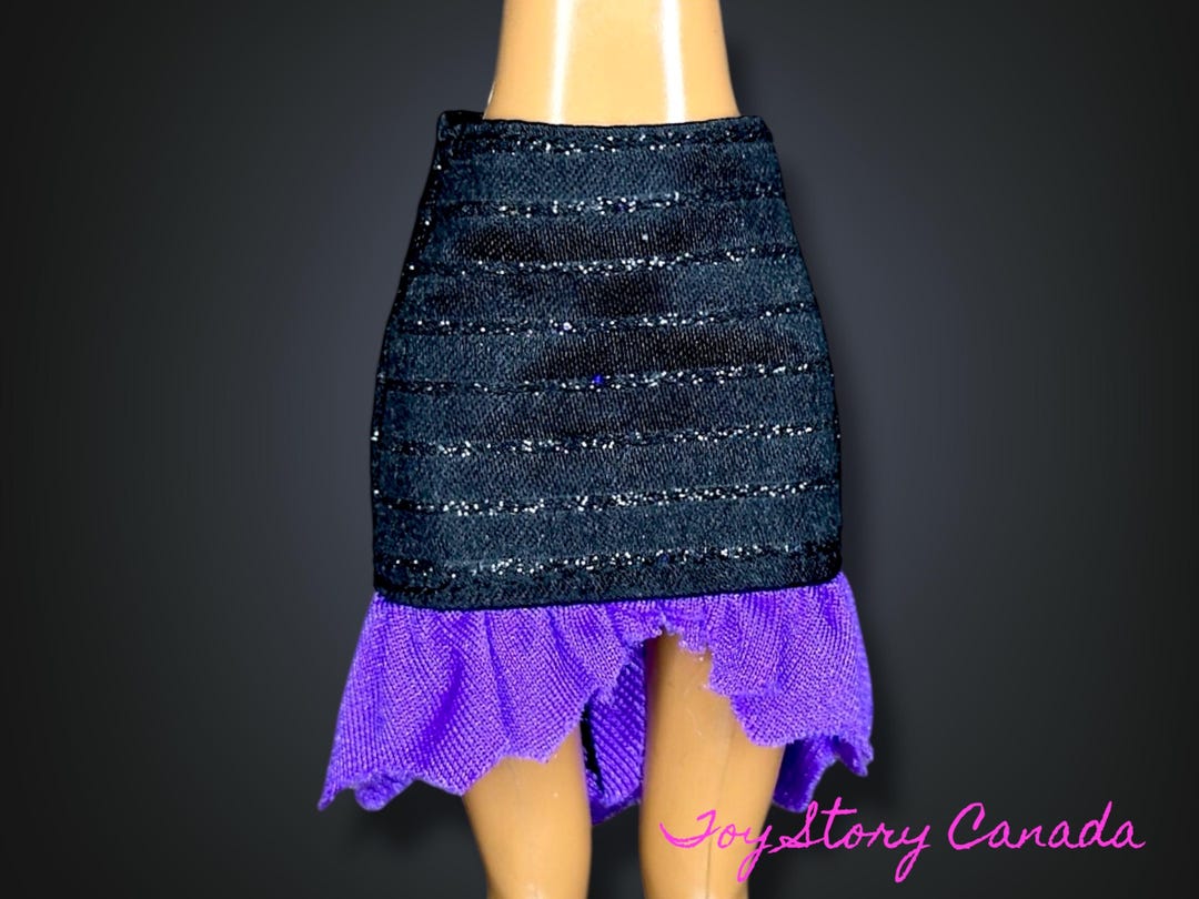 Create A Monster ~ Vampire & Sea Monster ~ Black Purple Ruffle Skirt - Etsy
