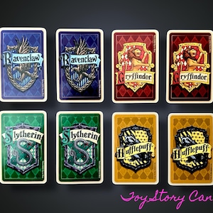 Harry Potter à l'école des sorciers ~ jeu de société-questionnaire ~ 8 cartes maison/légende de remplacement, ENSEMBLE COMPLET !