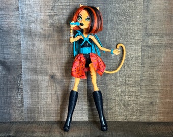 Toralei Stripe ~ Fierce Rockers ~ Muñeca Monster High, ¡COMPLETA!