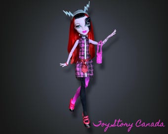 Operette ~ Freaky Fusion ~ Monster High Puppe, KOMPLETT! (Haare entklebt)