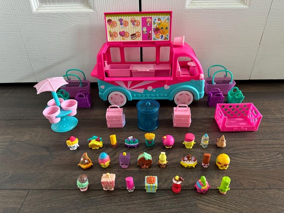 Shopkins Food Fair Glitzi Ice Cream Truck With Shopkins Etsy Ireland