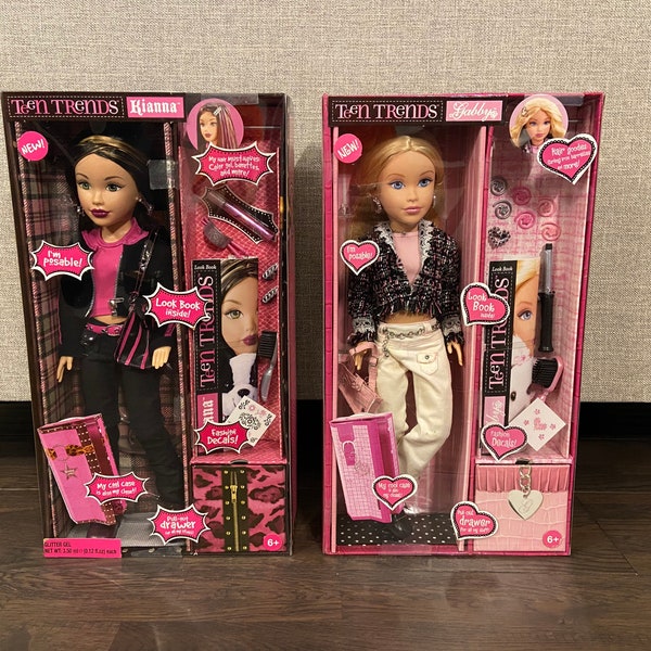 NIB Mattel Teen Trends Dolls Gabby & Kianna - Set of 2