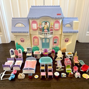 Fisher Price Loving Family Grand Dollhouse #4618 ~ Loaded With