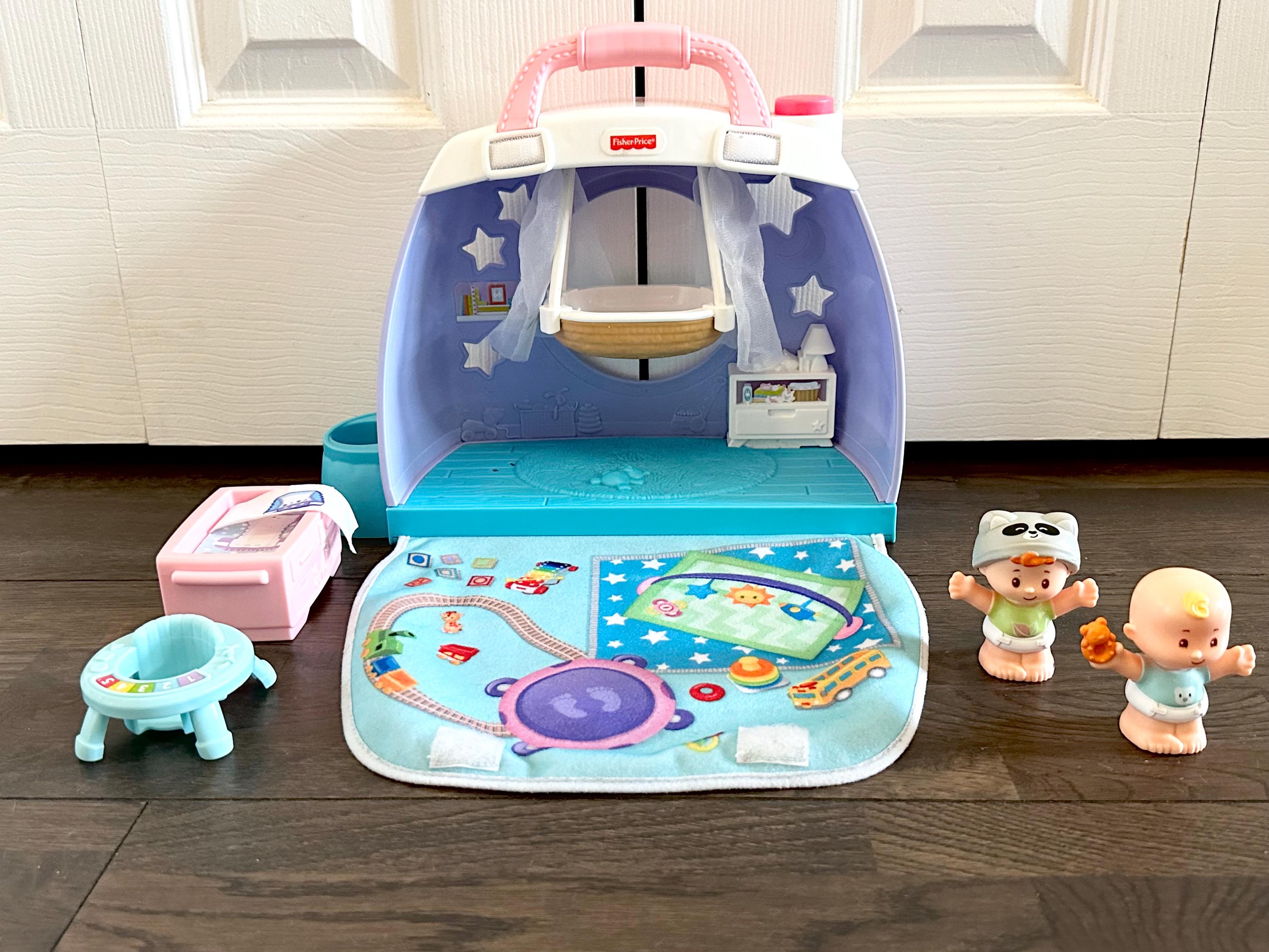 Fisher Price Little People Babies Cuddle Play Nursery