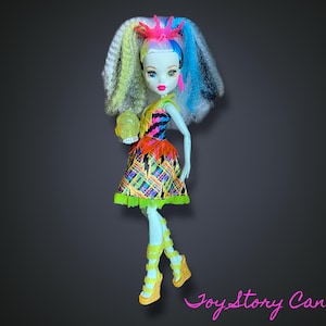 Frankie Stein ~ Electrified High Voltage ~ Interactive Monster High Doll (No Glue Seepage)
