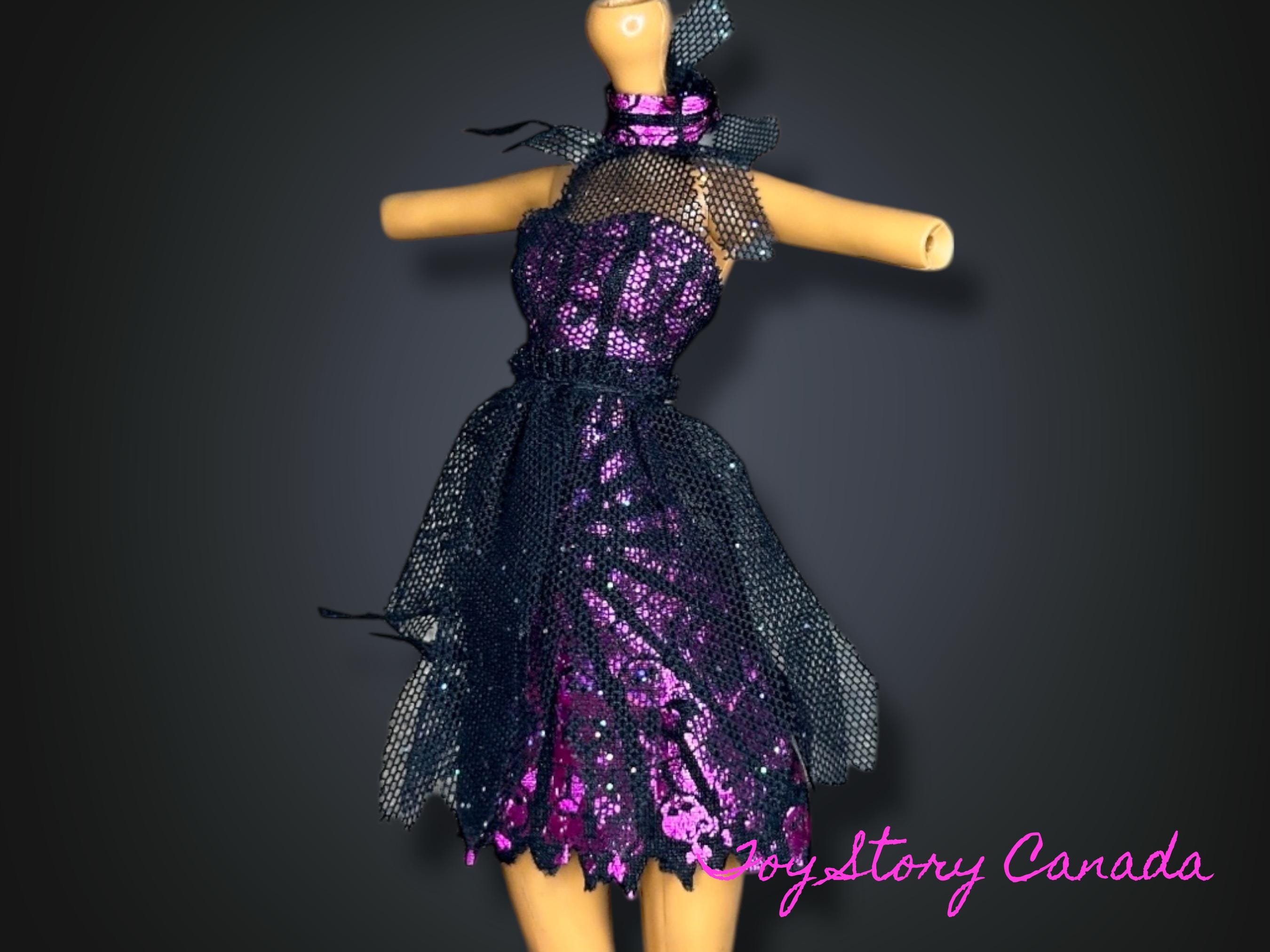 Monster High Rochelle Goyle ~ Zombie Shake ~ Purple Black Mesh