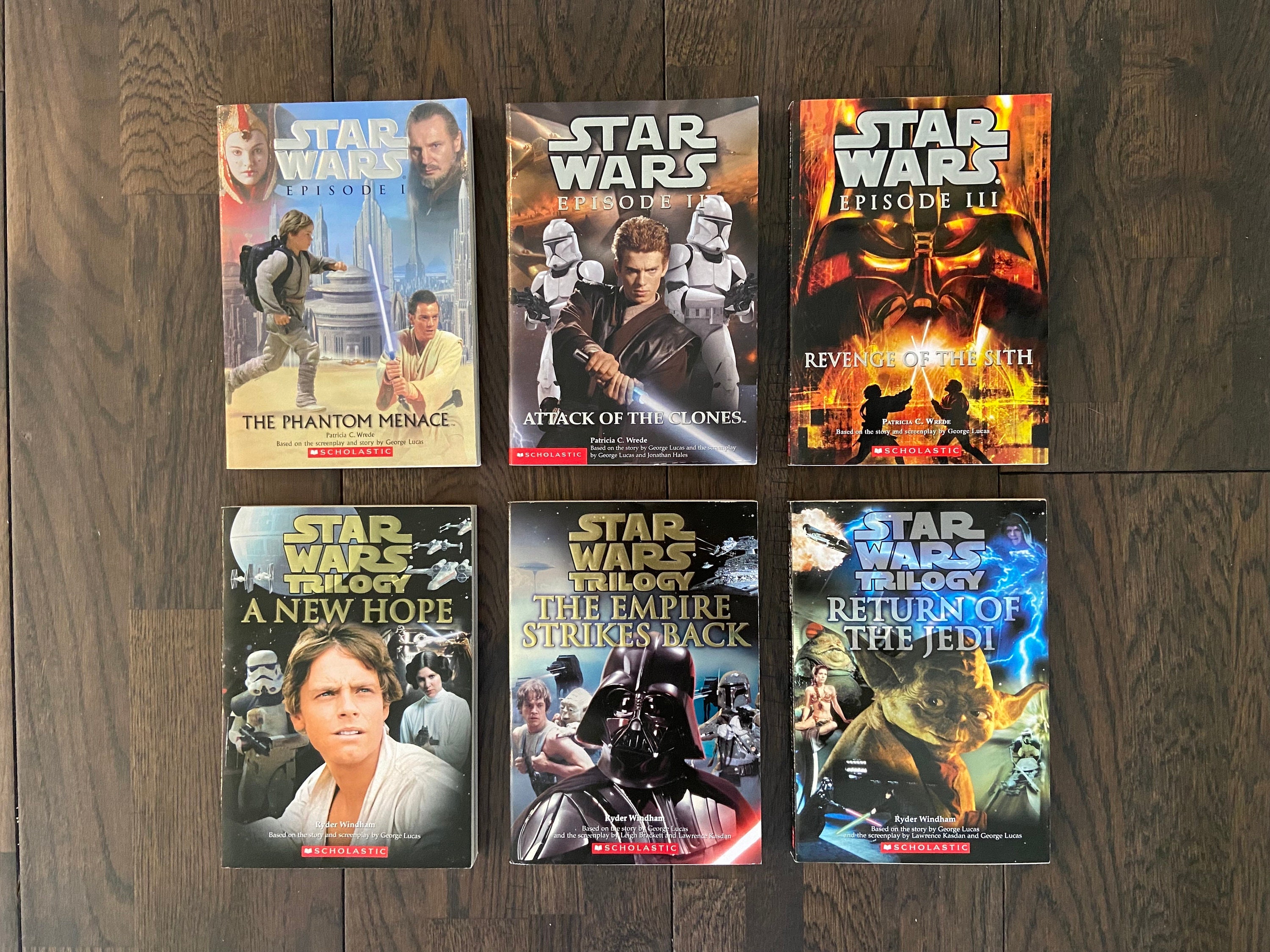 STAR WARS Complete Saga ~ Paperback Books #1 - 6 - Etsy STAR WARS Complete Saga ~ Paperback Books #1 - 6 - Etsy