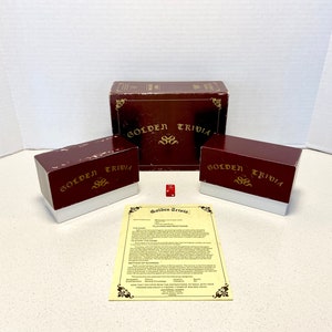 Golden Trivia Game, Vintage ~ 1st Edition 1970s