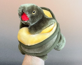 Marionnette Petite Tortue Folkmanis – Douce Et Rigolote, Accessoire De Jeu Et Conte Pour Enfants