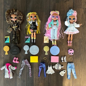 MGA Surprise! OMG Dolls & Accessories ~ Lot of 4