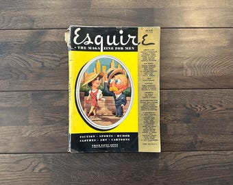 Revista Esquire ~ La revista para hombres ~ Julio de 1939