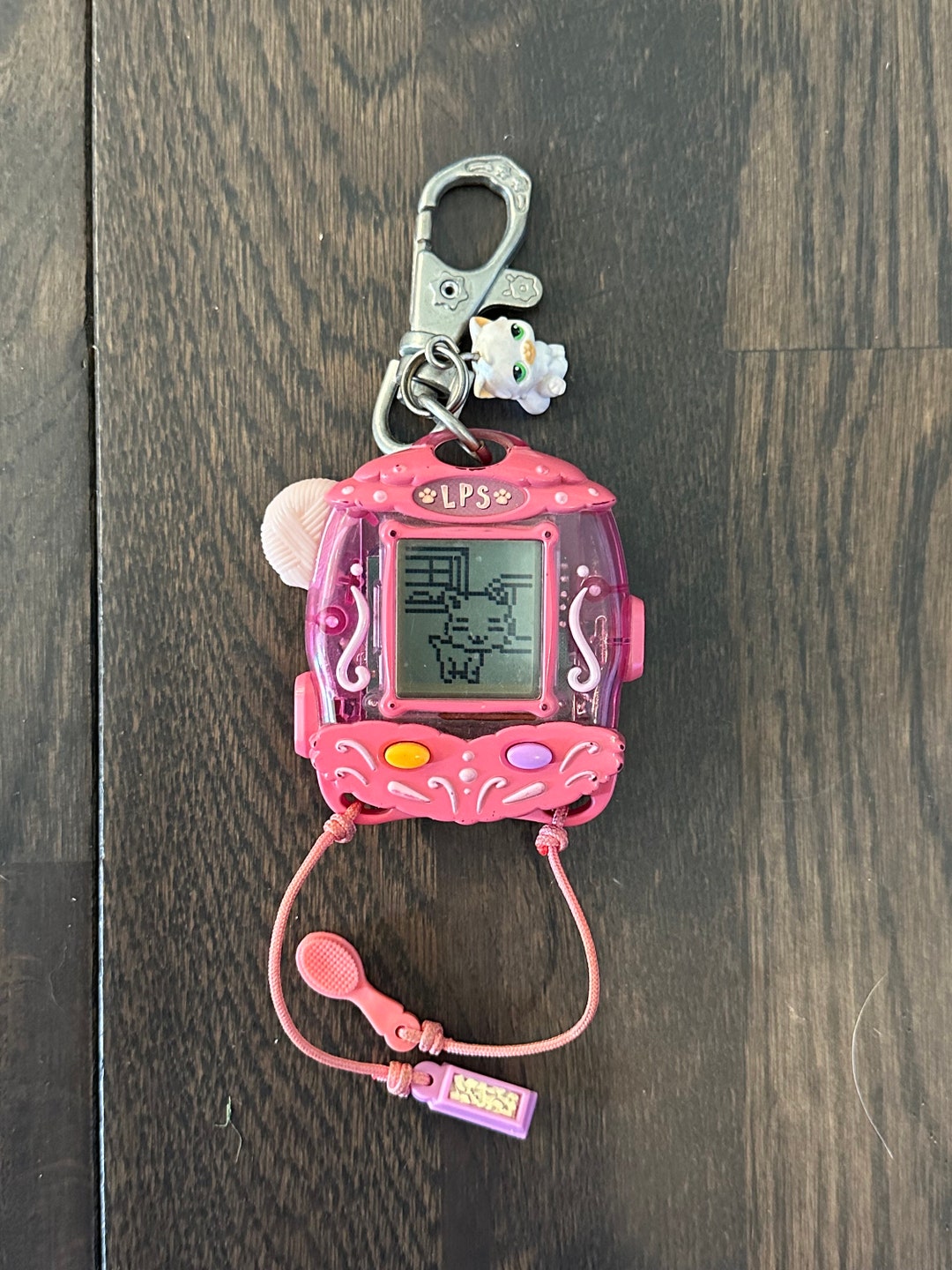 Littlest Pet Shop Digital Pet Cat Keychain TESTED Etsy